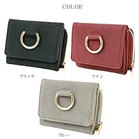 Amazon | 財布 ミニ財布 三つ折り メタリック加工 金具